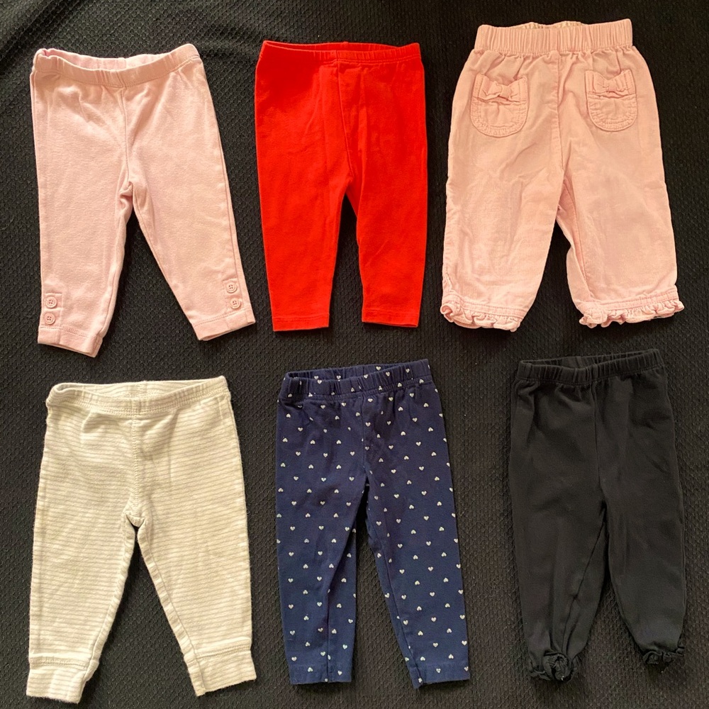 6 Pairs of 6 Month Pants